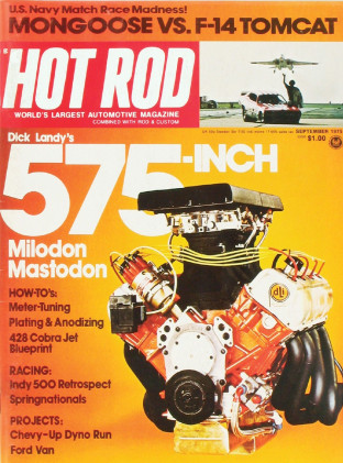 HOT ROD 1975 SEPT - PACEMAKER, 428CJ, 575CI HEMI*